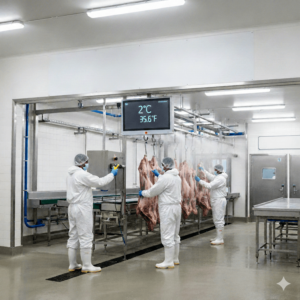 Hygienic meat handling