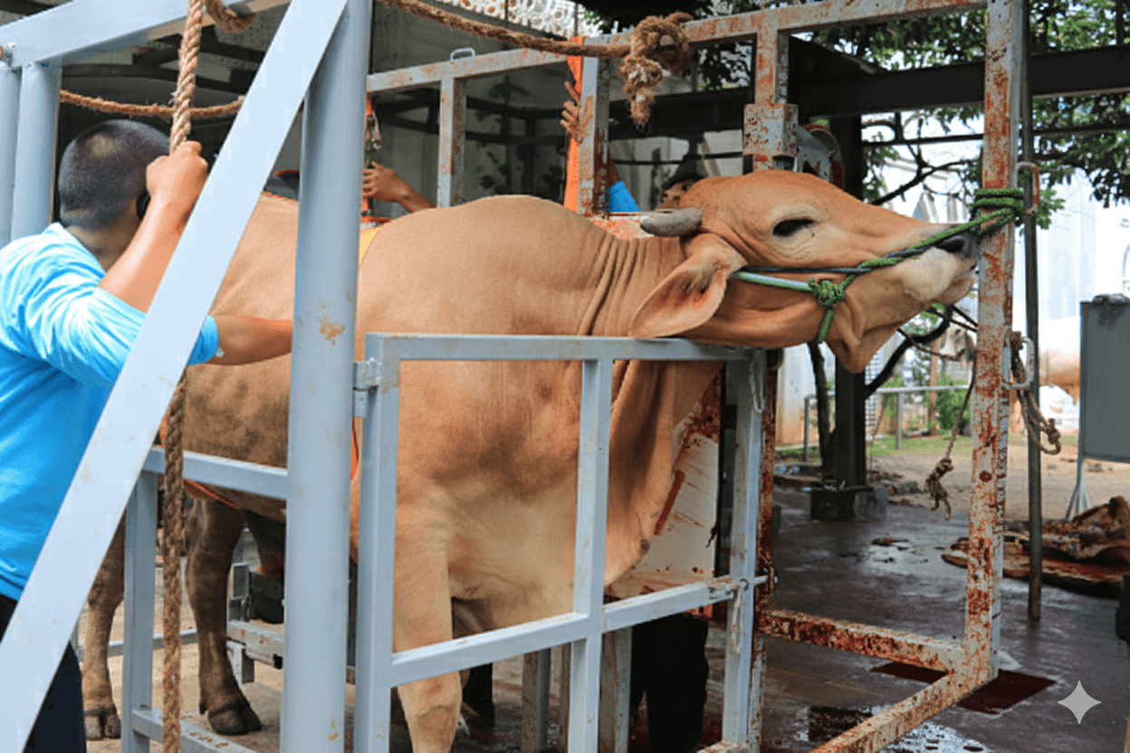 Humane slaughter process